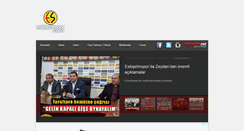 Desktop Screenshot of eskisehirspor.com